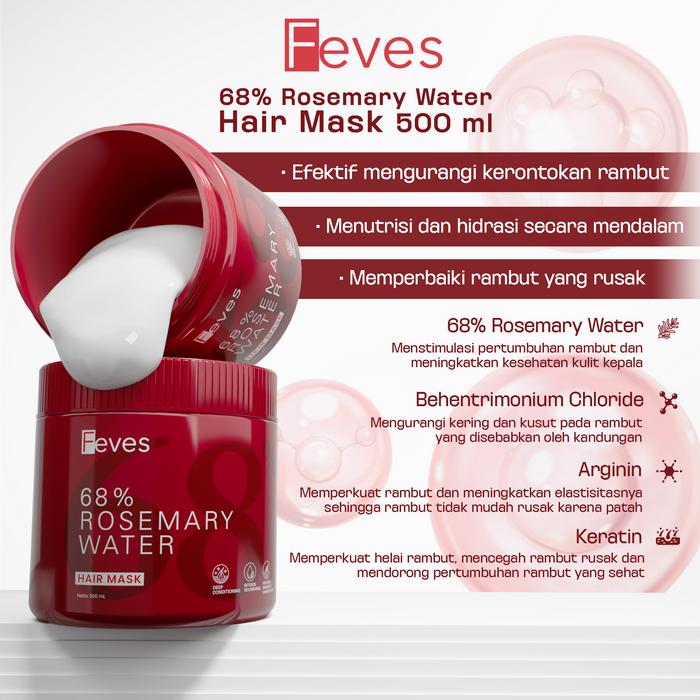 Feves — Hair Mask 68% Rosemary Water